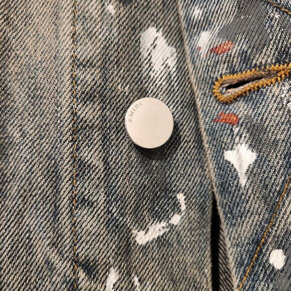 Amiri Artist Trucker Denim jacket size medium - Picture 7 of 11